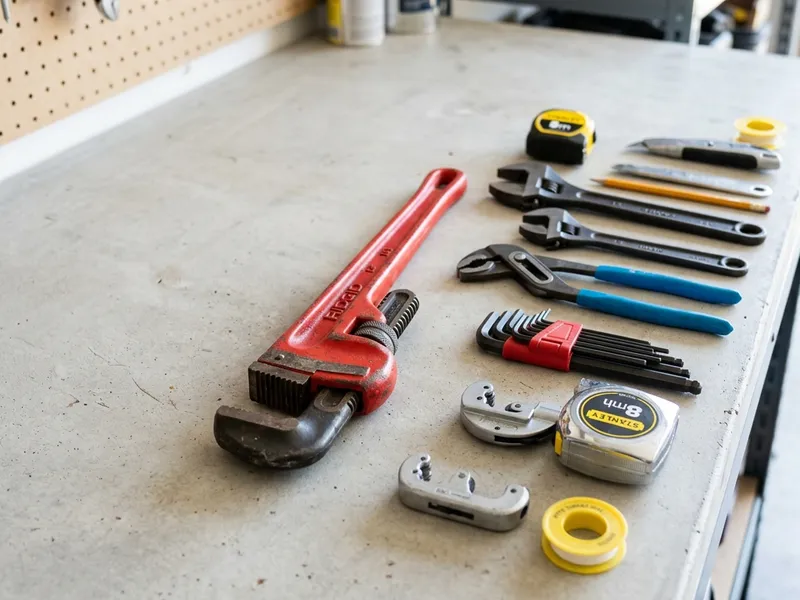 Professional plumbers in Kirkersville, OH equipped with top-tier tools for residential and commercial plumbing services.